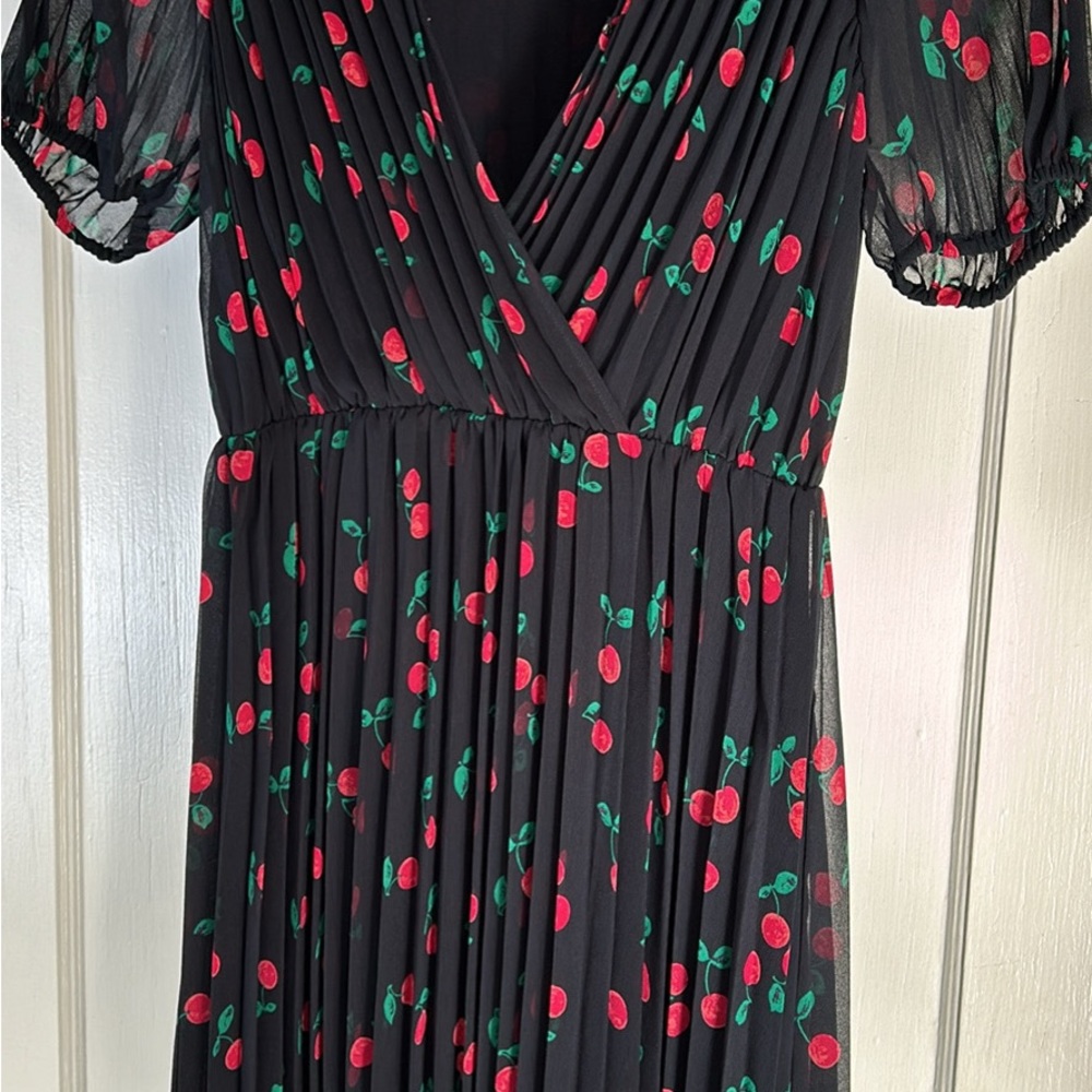 The Kooples v neck cherry dress